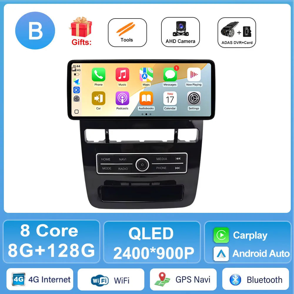 Android 12.3-Inch Wireless CarPlay Radio for Volkswagen Touareg 2011-2017 | AUTOKITSHOP
