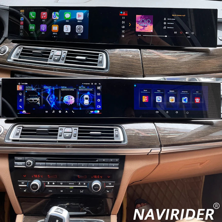 For BMW 7 Series F01 F02 F04 2009-2015 NBT CIC 21'' Curved Screen Android Car Video Player | AUTOKITSHOP