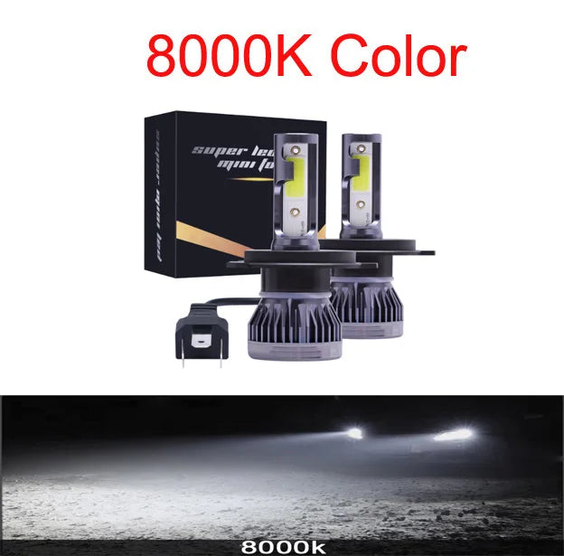 2Pcs H4 H1 H3 H11 H7 LED Car Headlight 200W 20000LM 6000K Canbus Error Free Car Auto Headlamp Led Lights For Car Fog Light