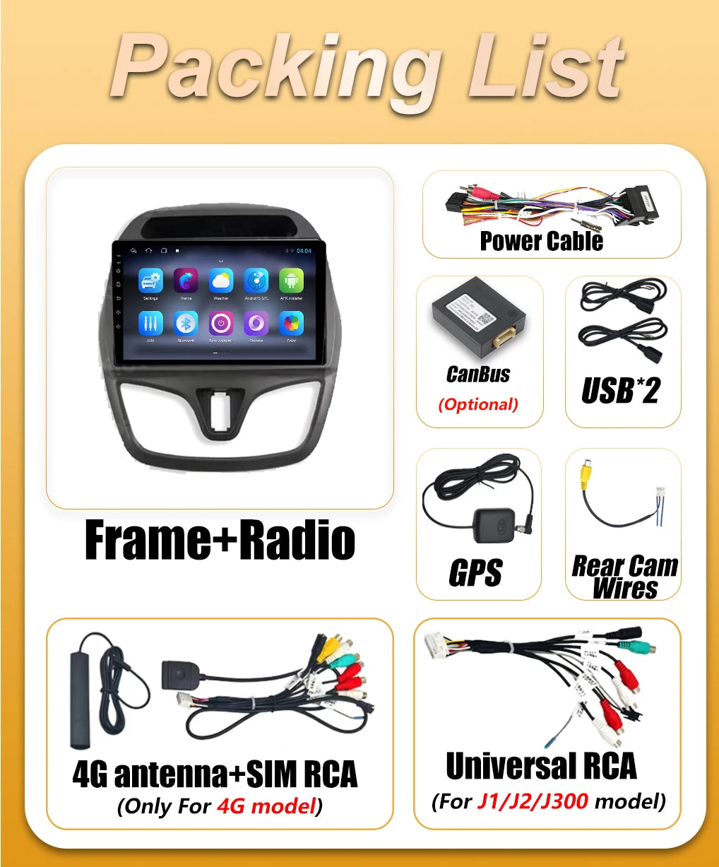 Android 16 Auto Carplay For Chevrolet Spark Beat 2015 2016 2017 - 2020 Car Radio Multimedi | AUTOKITSHOP