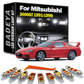 BADEYA 12Pcs LED Bulb Interior Map Dome Light Kit For Mitsubishi 3000GT 1991 1992 1993 199