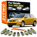 ZITWO 11Pcs For Honda Civic 7 VII MK7 7th Gen 2001 2002 2003 2004 2005 Hatchback for Honda Civic MK7 - Canbus LED Car Li