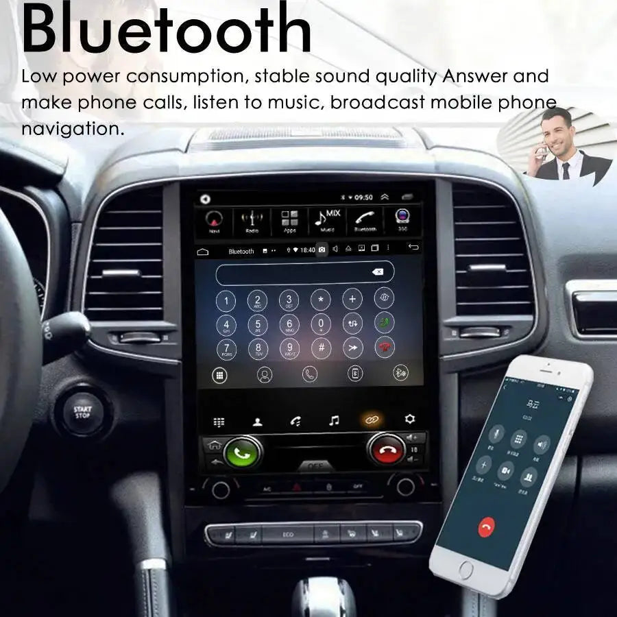 Android 15 Car Stereo 10.4inch Multimedia Video Player For Renault Koleos Megane 4 Samsung
