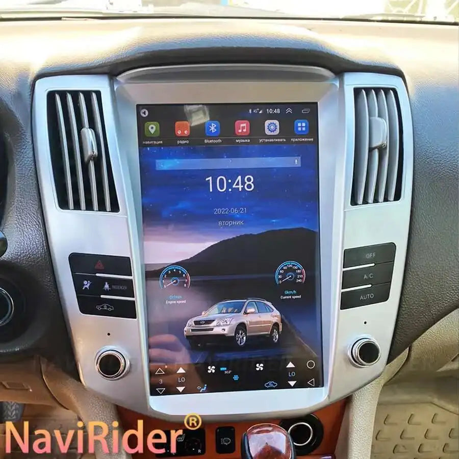 12.1inch Android Screen For Lexus RX300 RX330 RX350 RX400 For Toyota Harrier GPS Carplay C