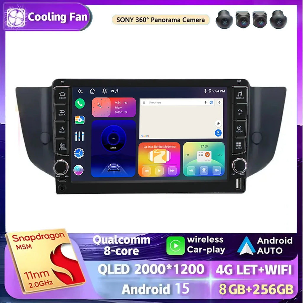 Android 15 For Roewe 550 MG 550 6 MG6 2008 - 2015 Carplay GPS Navigation Car Radio Stereo  | AUTOKITSHOP