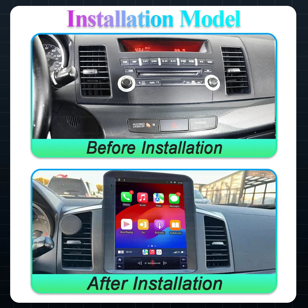9.7 Inch For Mitsubishi Lancer 9 10 X 2008 - 2016 Car Radio Android 16 Multimedia Vide O P | AUTOKITSHOP