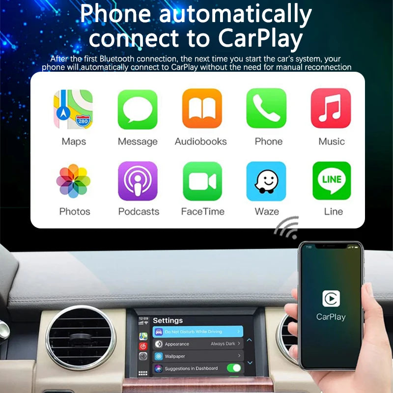 Wireless CarPlay Android Auto For Land Rover Bosch Host Rover Jaguar XE/XF Link Multimedia