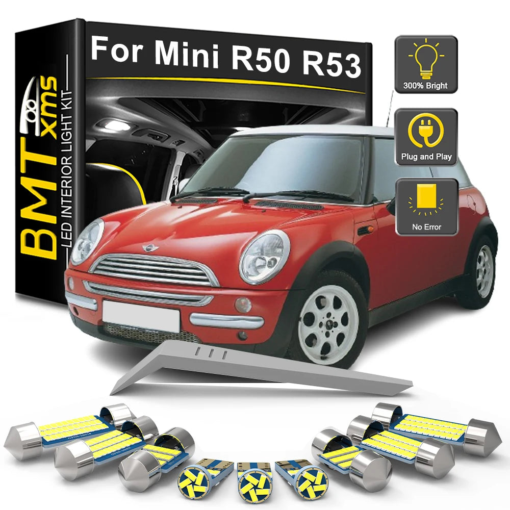 14-Piece LED Interior Light Kit for Mini R50 R53 Copper - Canbus Error-Free Bulbs | AUTOKITSHOP