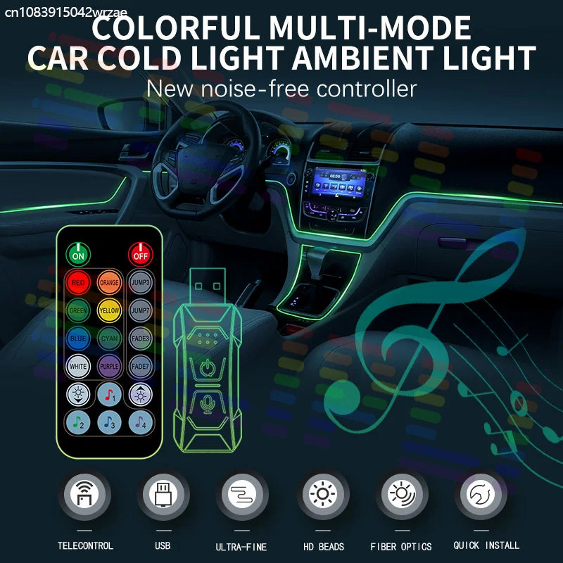 RGB - LED Strip - Car Interior Lighting | AUTOKITSHOP