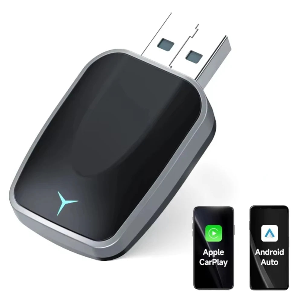 2 In 1 Wireless Carplay AI Box Android Auto Plug And Play Applicable To Convert Original C