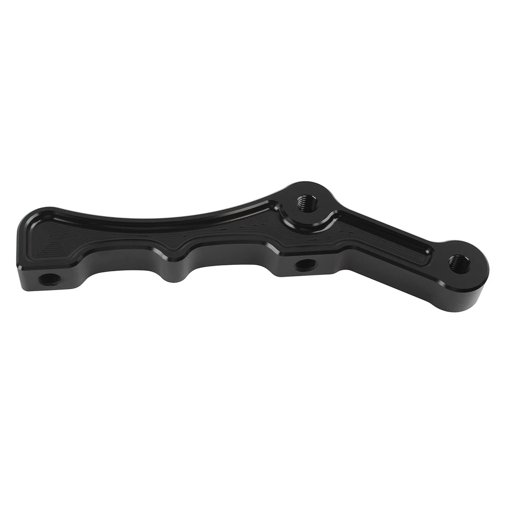 Black CNC Radial Front Brake Caliper Bracket Mount For Harley Touring Dyna Softail Sportster Fit - Automotive LED Light