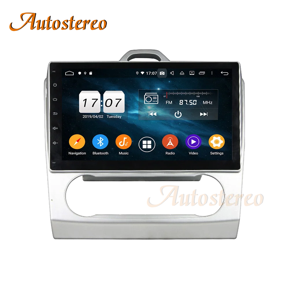 Android 14 Car GPS Player For Ford Focus 2007-2011 Carplay Navigation Multimedia Auto Radi