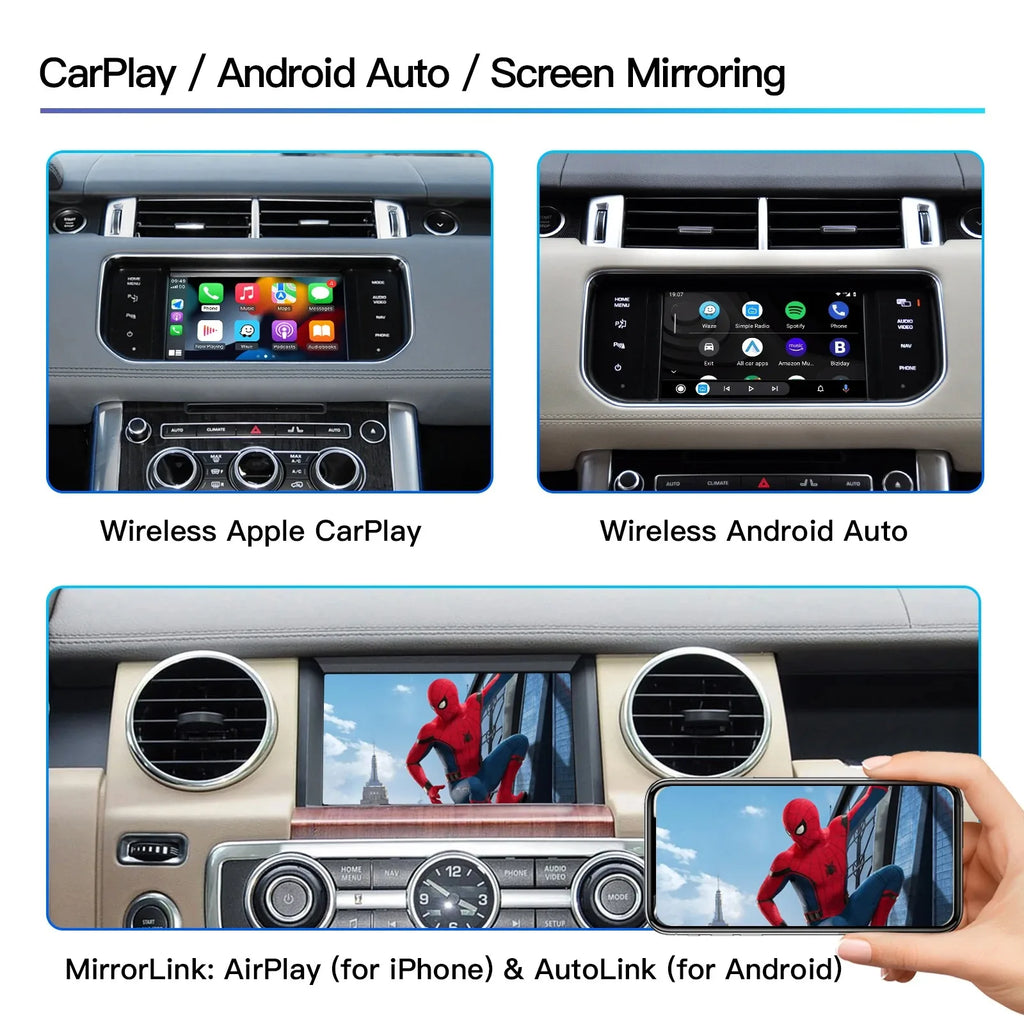 Wireless Carplay Android Auto module For Land Rover Jaguar Discovery4 Evoque Freelander2 X | AUTOKITSHOP