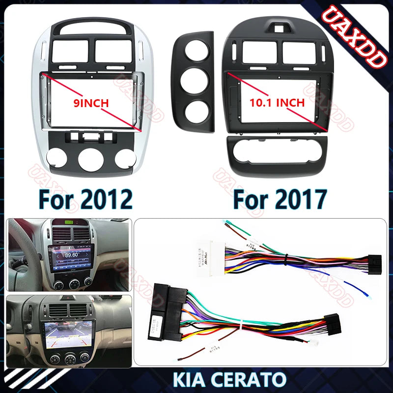 For 2012-2017 KIA CERATO 9-10.1 Inch Car Radio Android Stereo Audio Screen Multimedia Vide
