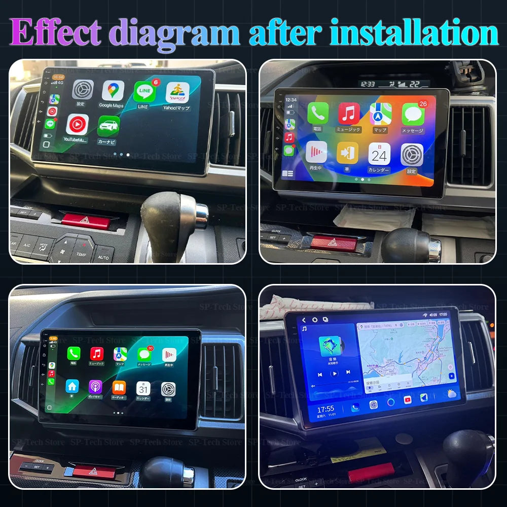 Android 16 For Honda Stepwgn 2.0 Rk 2009-2013-2015 Navigation Carplay Auto Head Unit Scree | AUTOKITSHOP