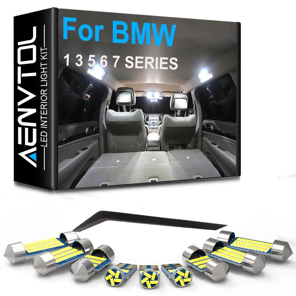 LED Interior Light Kit for BMW E39 E87 E81 - Canbus Error-Free Interior Bulbs