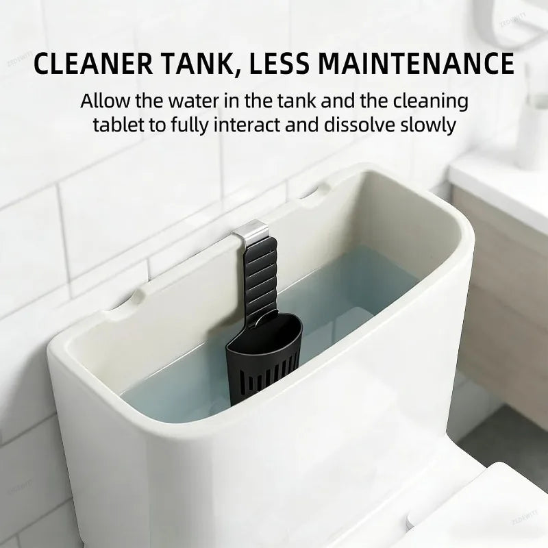 Controlled Release Bleach Tablet Dispenser Adjustable Hanging Holder Storage Basket For Bathroom - Automotive LED Light