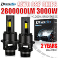 D2S D4S LED Headlight HID Canbus D4R Xenon Bulb 1:1 Plug & Play Light Turbo 30PCS 9570 CSP