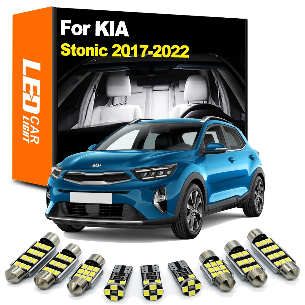 11-Piece LED Interior Light Kit for KIA Stonic - Canbus Error-Free Bulbs | AUTOKITSHOP
