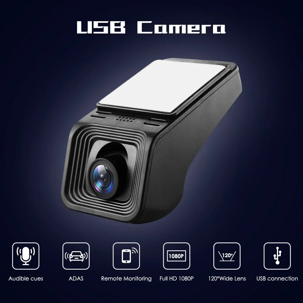 OSSURET For Android Multimedia Player ADAS GPS Camera Car DVR HD 1080P USB Front Camera Di