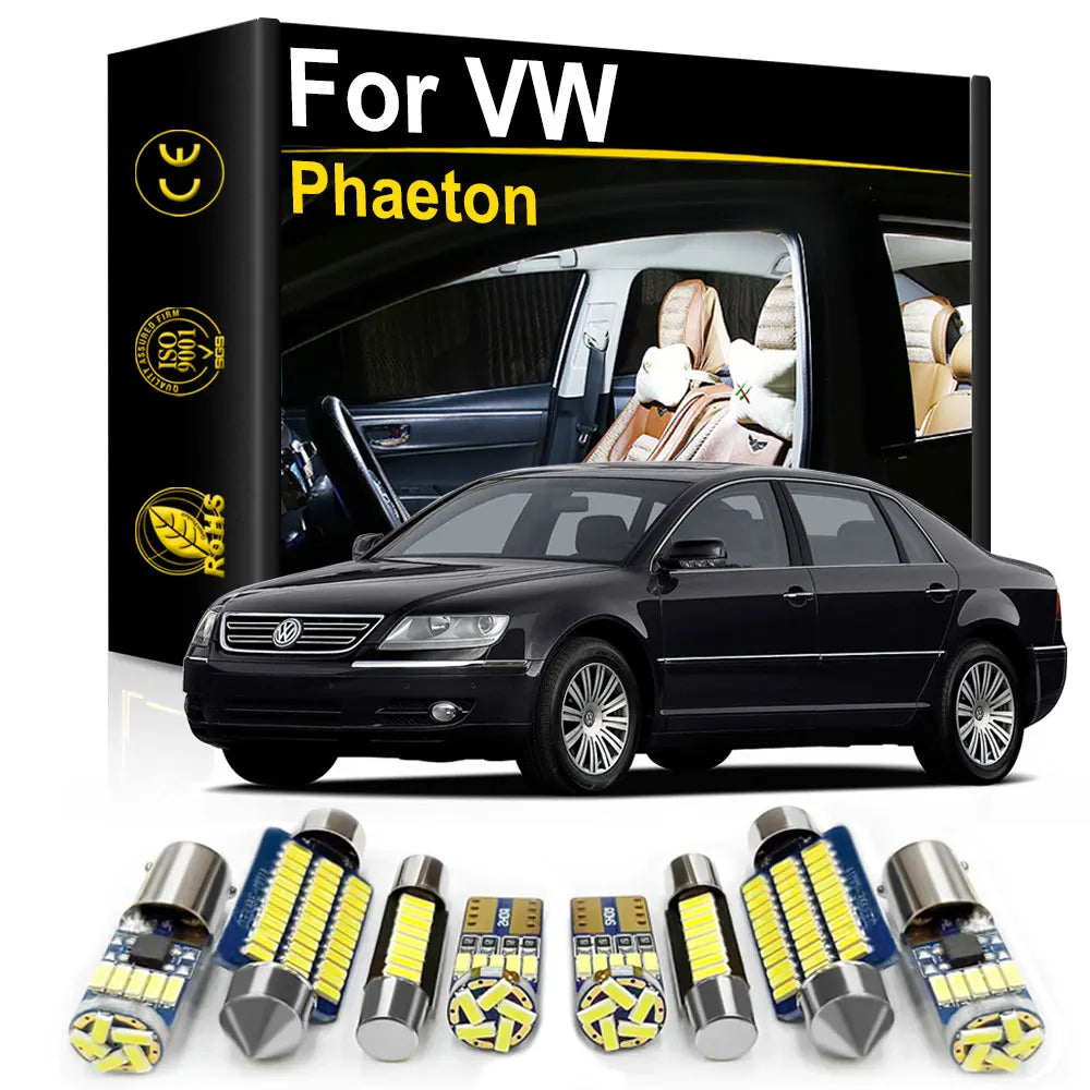 LED Interior Light Kit for Volkswagen VW Phaeton - Canbus Error-Free Bulbs | AUTOKITSHOP