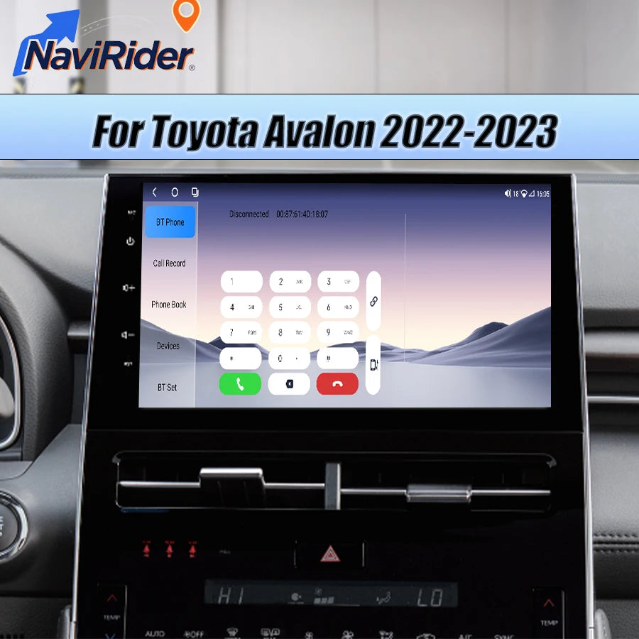 10.2" Screen Car Radio For Toyota Avalon 2022-2023 CarPlay Android Auto Multimedia Player