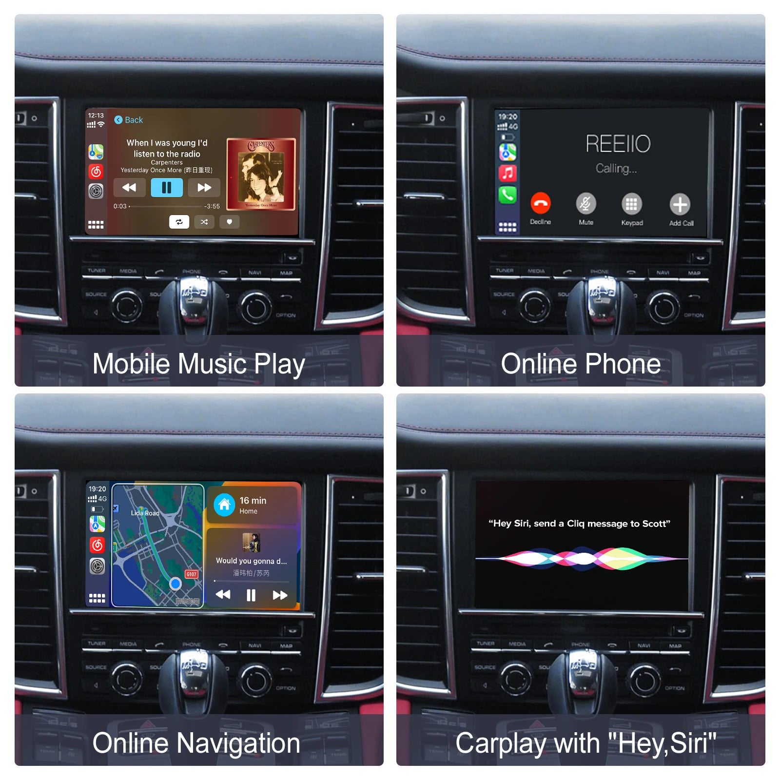 Wireless Carplay Android Auto Module For Porsche PCM3.1 Panamera Cayenne Cayman Macan Boxs
