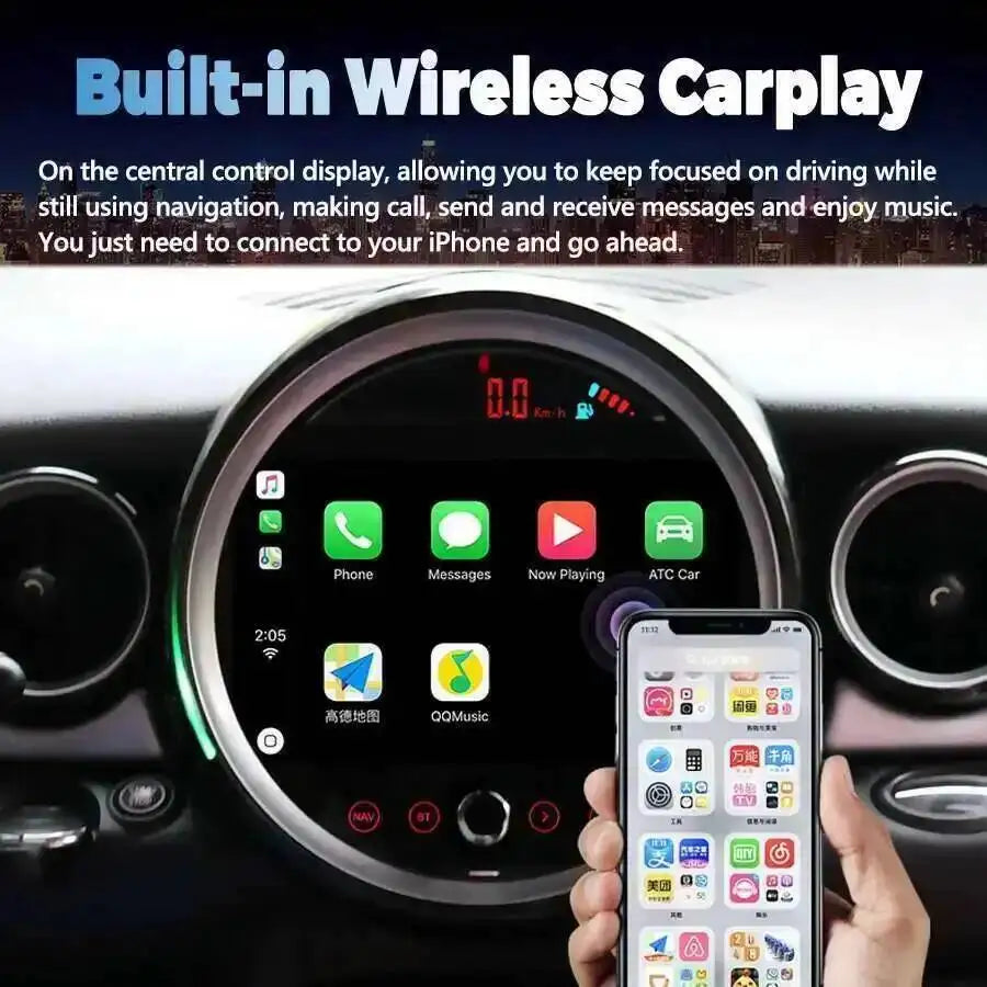 S 9" Android Screen For BMW Mini One R56 R57 R58 R60 Cooper S 2007-2017 Car Radio Multimed | AUTOKITSHOP