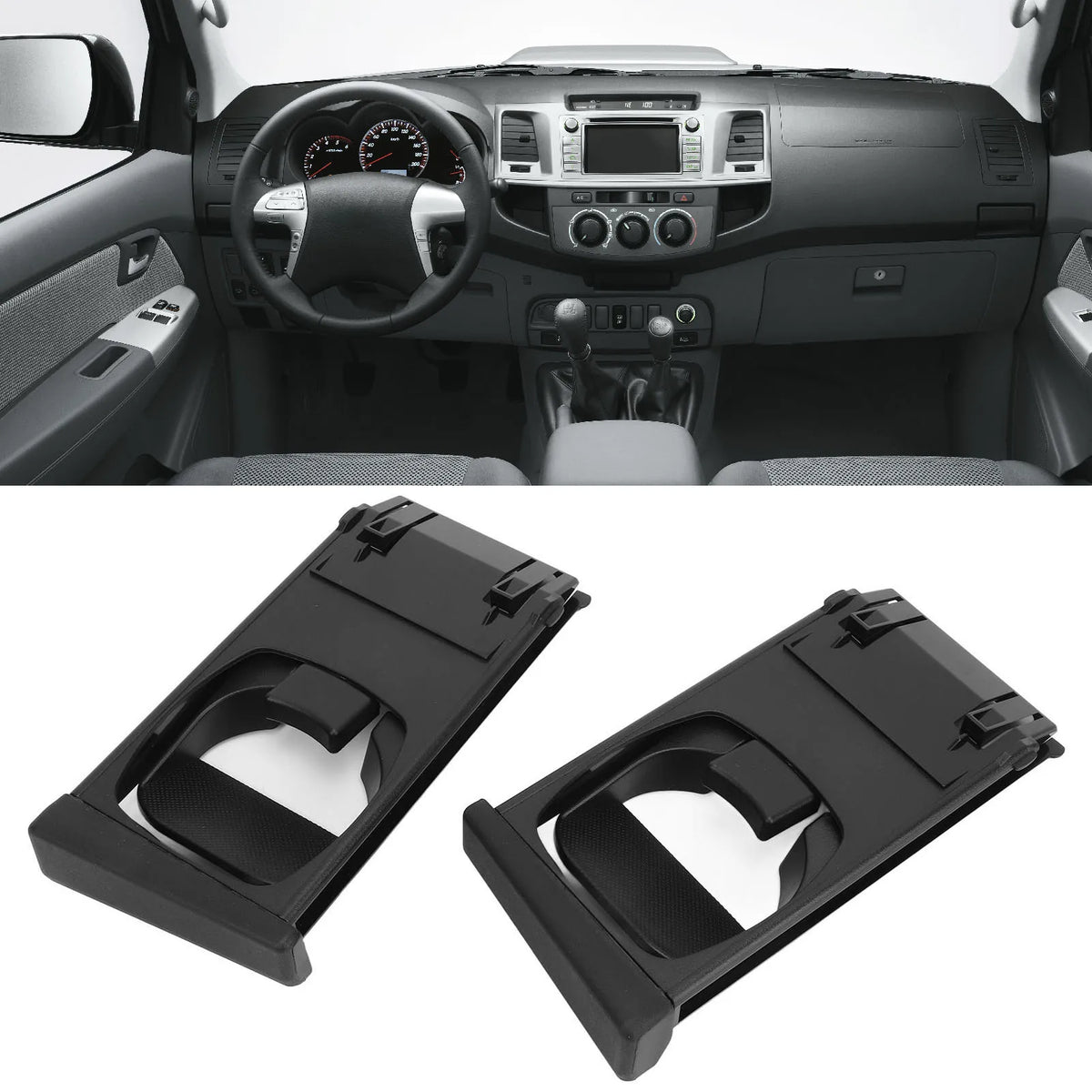 2Pcs Car Dash Cup Holder 25042561 TGK707 Stylish Sturdy Multipurpose Dashboard Cup Holder For Hi - Automotive LED Light