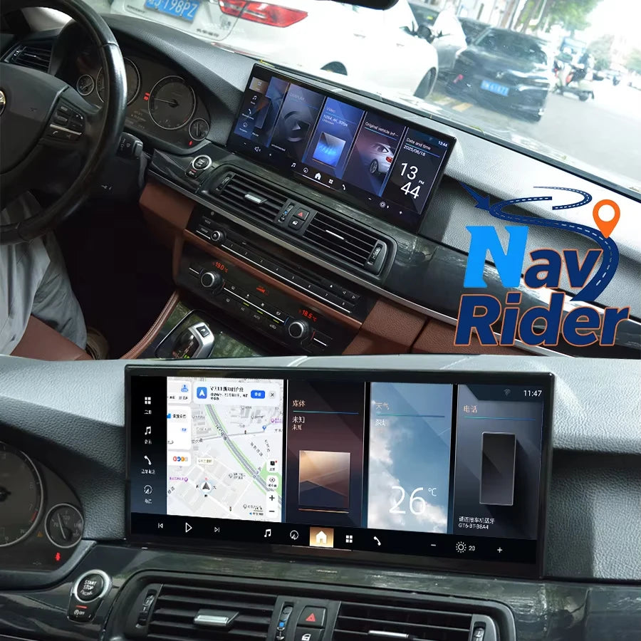 15.8 Inch For BMW 5 Series GT F10 F11 F18 2011-2017 Car Radio Wireless Carplay Multimedia