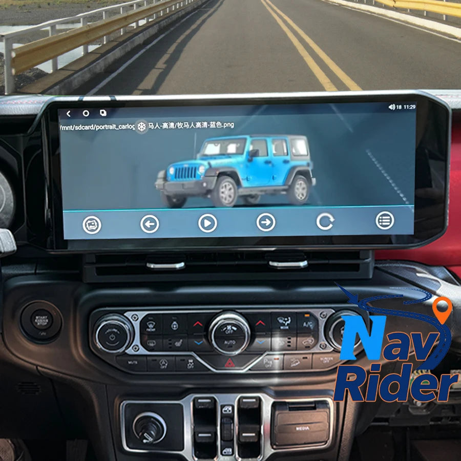 15inch Android 14 Screen For Jeep Wrangler 2018-2022 Car Radio CarPlay Multimedia Video Pl | AUTOKITSHOP
