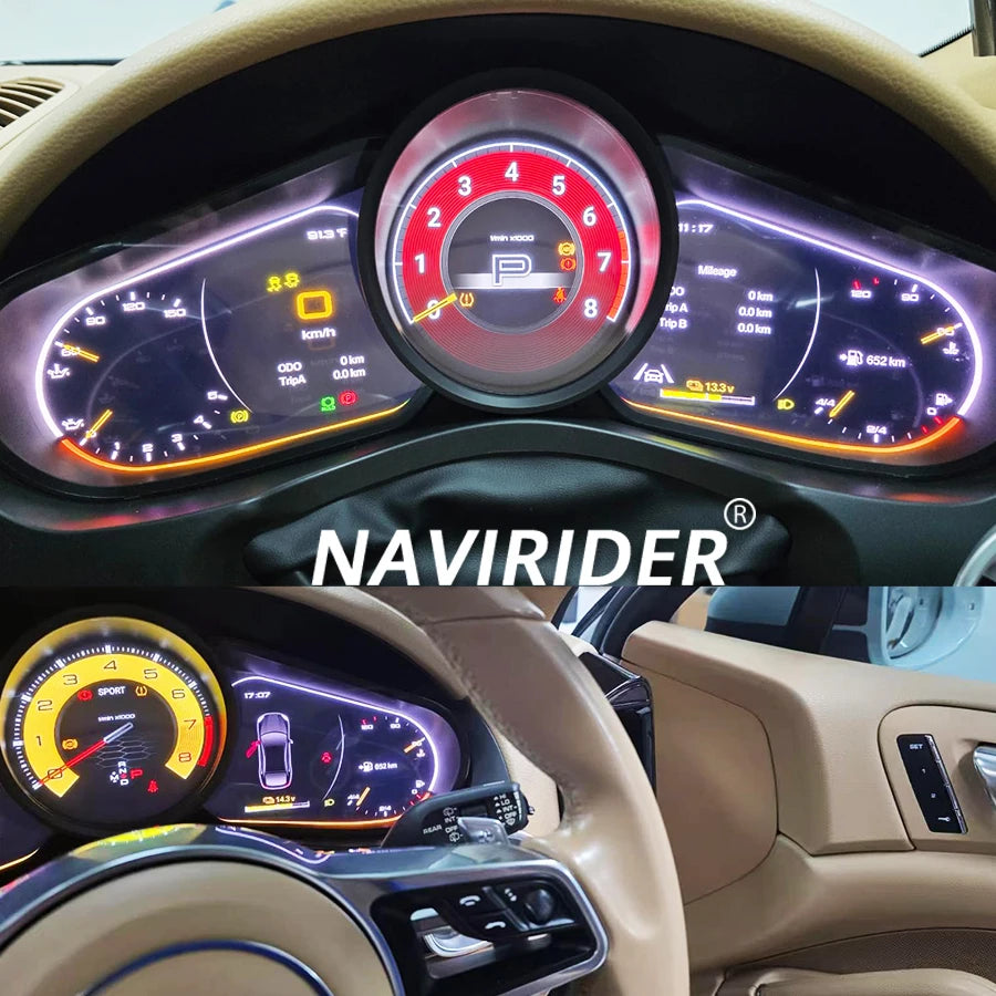 Dashboard For Porsche Panamera Cayenne 2010 - 2016 Car LCD Digital Cluster Virtual Cockpit | AUTOKITSHOP