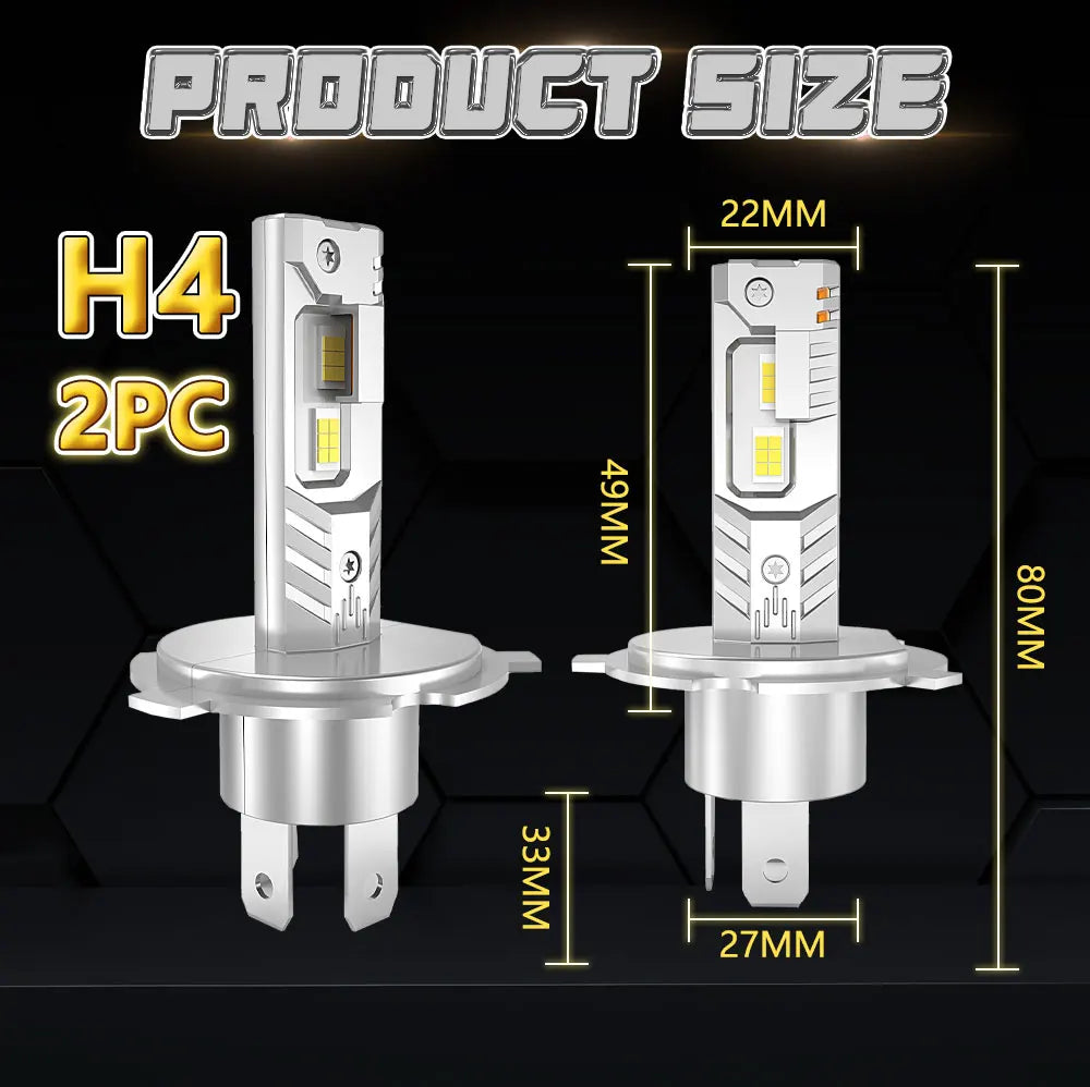 300W H7 H4 H1 LED Headlight Kit Mini Bulb 6000K 7535 CSP for Car Headlamp 12V Auto Fog Lam