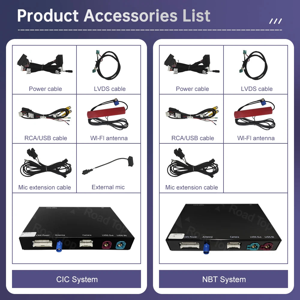 Wireless CarPlay Android Auto for Mini R55 R56 R57 R58 R59 R60 R61 F54 F55 Clubman Country