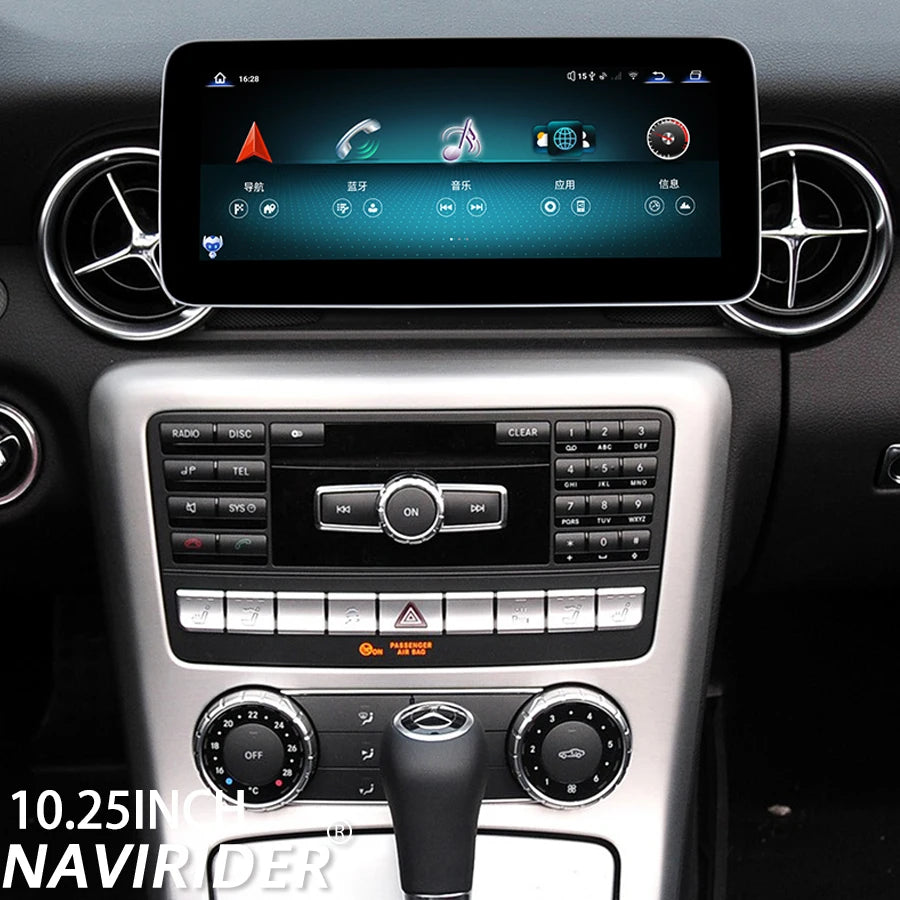 Multimedia Video Player HU For Mercedes Benz SL SLK SLC300 SLC200 SLC260 SLK350 SL350 10.2