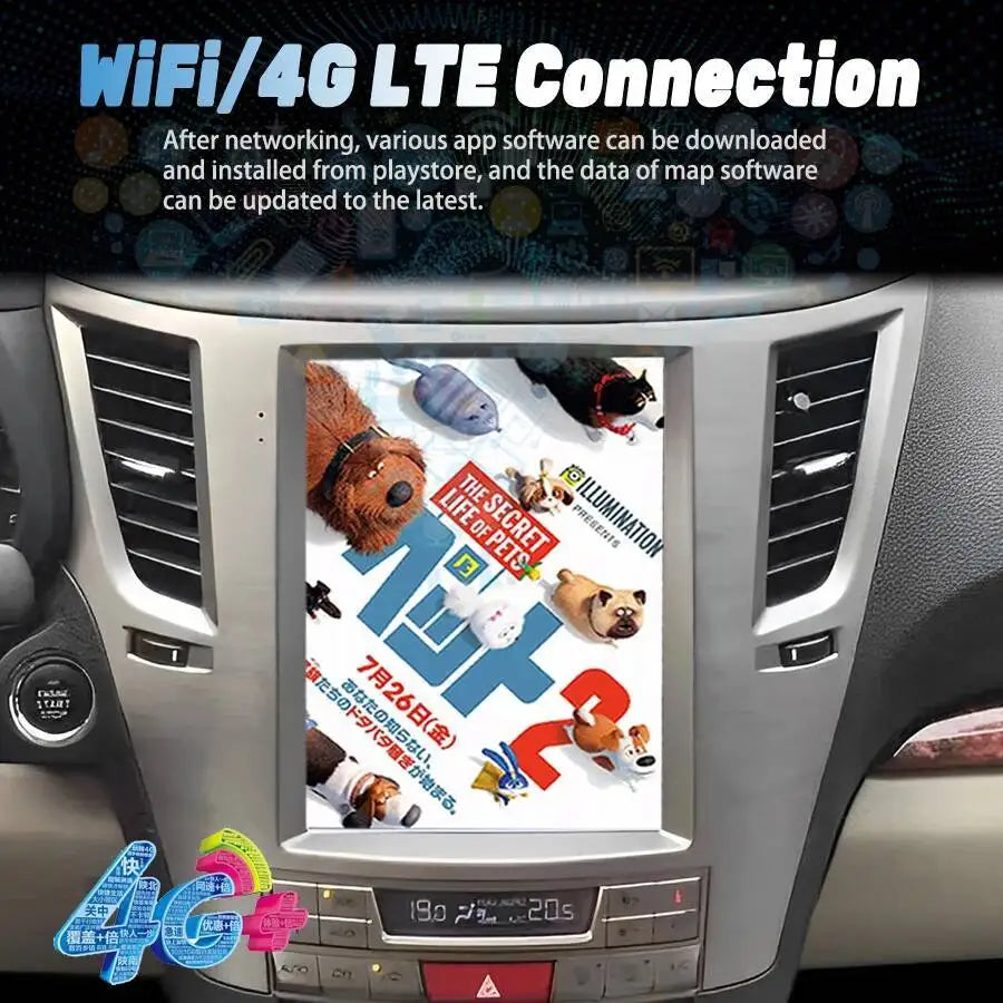 GPS Carplay Car Radio For Subaru Outback Impreza Legacy 2009-2014 Android 15 Car Multimedi