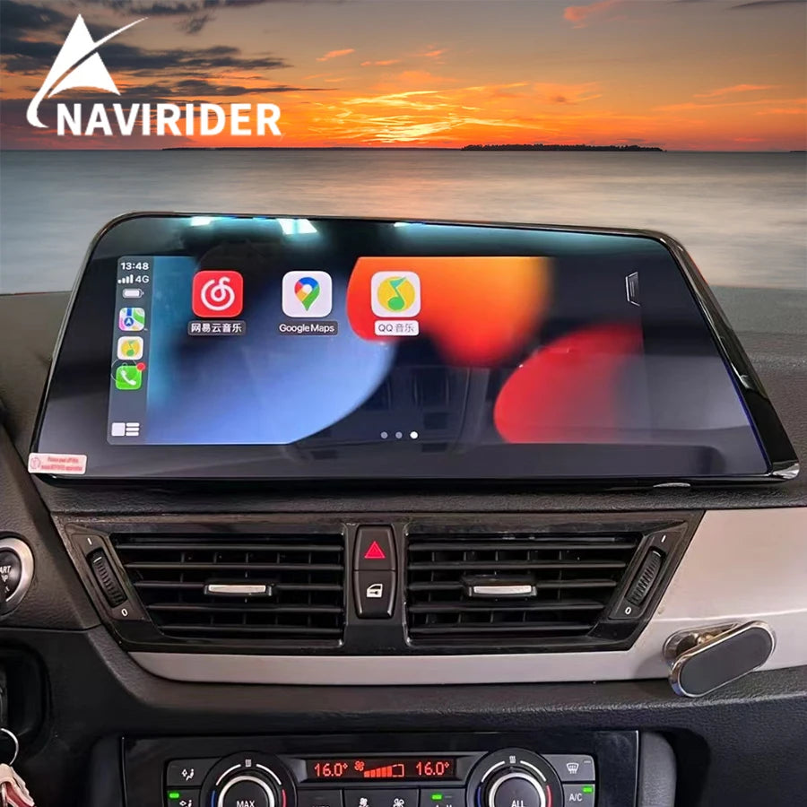 GPS Navi Auto Carplay For BMW X1 E48 2010 - 2015 CIC And NO System Android 15 Blade 12.3 I