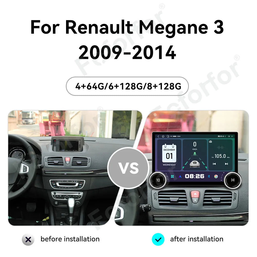 Upgrade 11.5 Inch Full HD Touch Screen Android 15 Stereo Wireless CarPlay GPS Navi Car Rad
