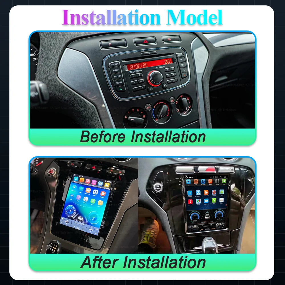 9.7 Inch Android 16 For Ford Mondeo Mk4 2011-2013 Car Radio Player Navigation Gps Stereo 5 | AUTOKITSHOP