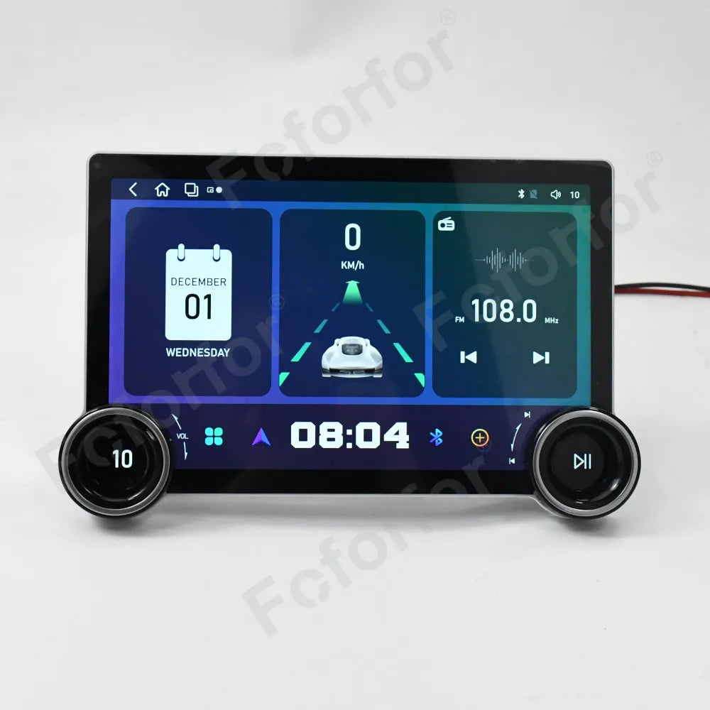 High-End Car Media Head Unit 11.5 Inch HD Touch Screen Android 15 GPS Wireless CarPlay For
