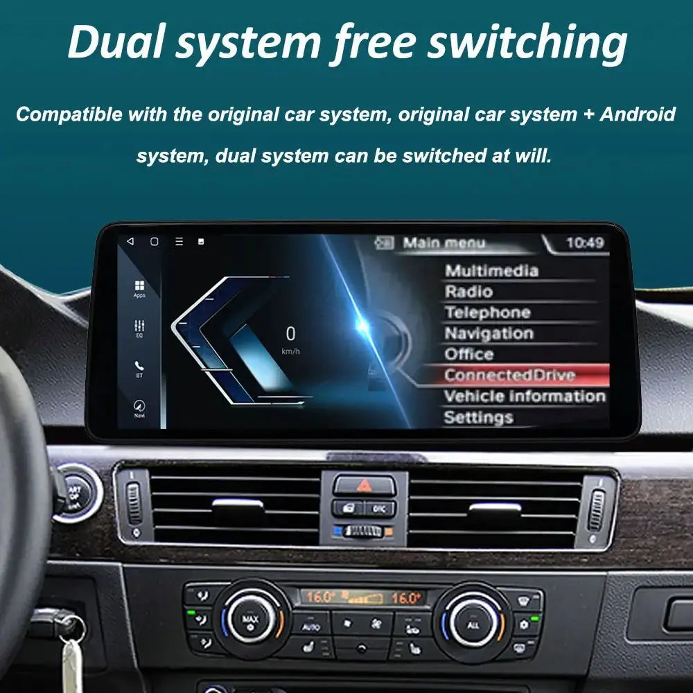 12.3'' Android 16 for BMW X1 F48 2016 - 2019 NBT/EVO System GPS Navi WiFi Car Audio Multim