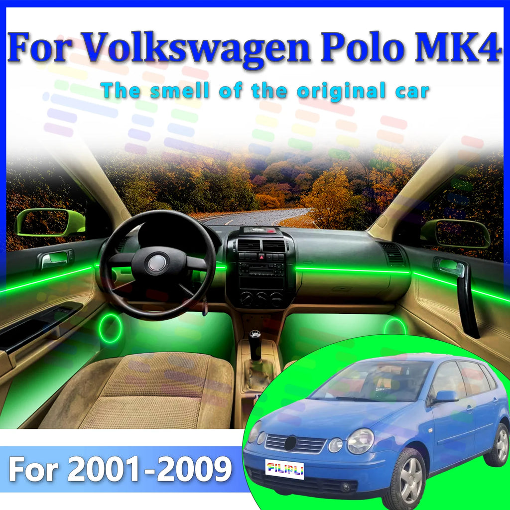 RGB - Ambient Light - for VW MK4 2005-2009 - App Control - Car Interior Lighting | AUTOKITSHOP
