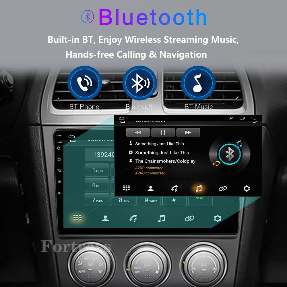 Android 16 For Subaru Impreza WRX 2003 - 2007 2K QLED Android Car Radio Multimedia Video P