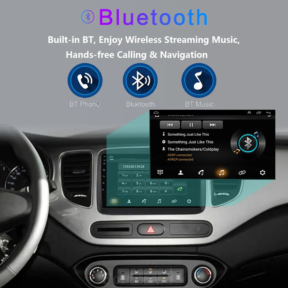 Android 16 Car Radio For KIA Carens Rondo RP 3 III 2007-2018 Head Unit GPS BT Wireless Car