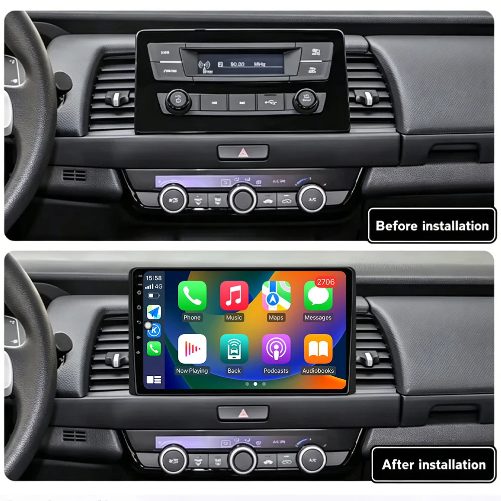 Android Auto 9 inch Radio For Honda Jazz 4 Fit 4 2020-2022 Autoradio Multimedia Player Car