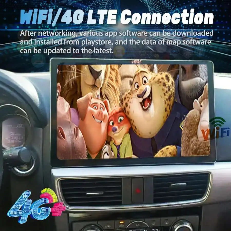 13.3inch Android For Mazda Cx5 Multimedia Navigation Auto Screen GPS Carplay Car Radio Pla