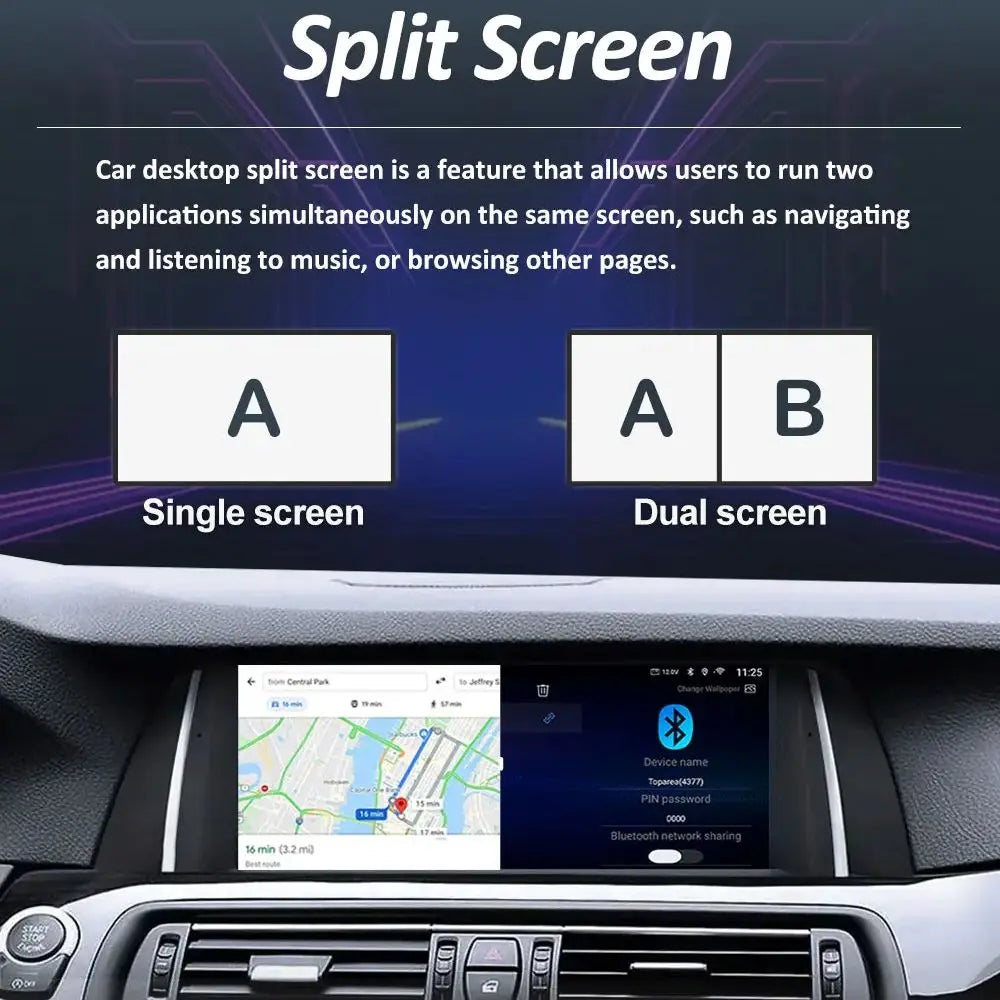 10.25 inch for BMW 5 Series F10 F11 2011 - 2017 CIC NBT System Android 15 Car Radio Multim