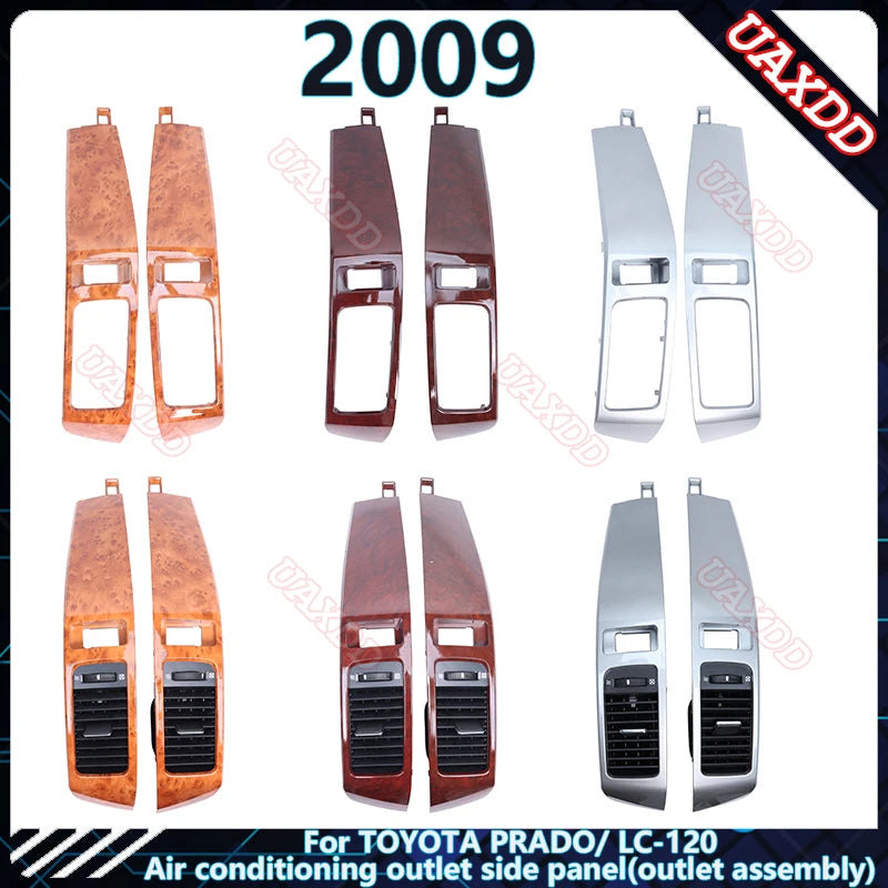 For TOYOTA 2009 PRADO/LC-120/Air Conditioning Outlet Side Panel (SILVER) (Peach Wood)