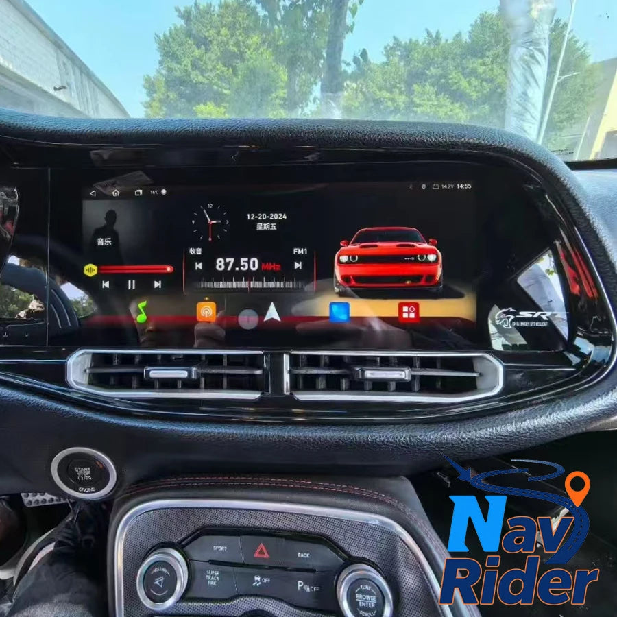 Car Radio Auto Multimedia Player Stereo Video GPS Navigation 12.3inch Carplay For Dodge Ch | AUTOKITSHOP