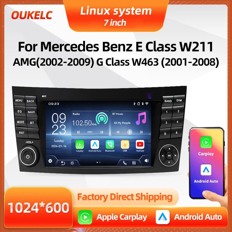 LED Interior Light Kit for Mercedes GClass EClass W211 - Canbus Error-Free Interior Bulbs